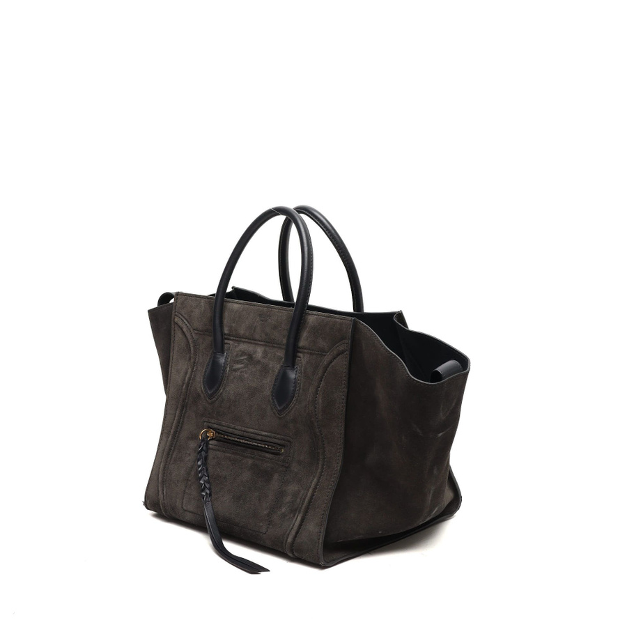 Céline Luggage Phantom Suede Bag