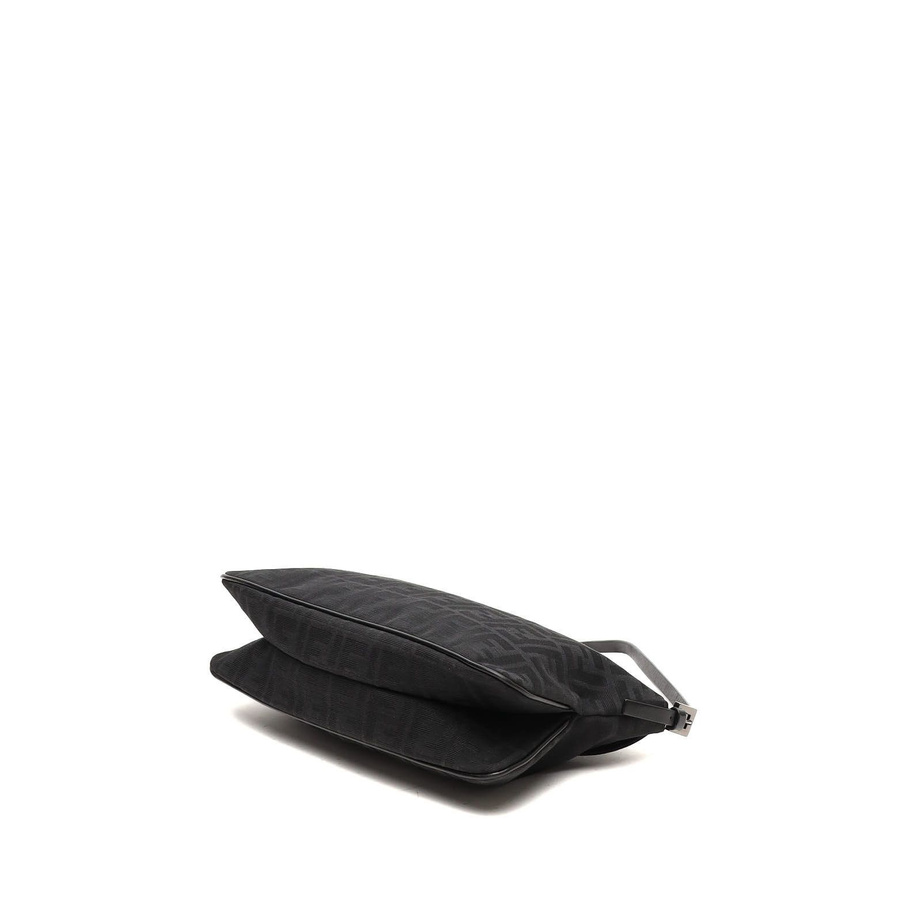 Fendi Zucca Fold Over Baguette Bag