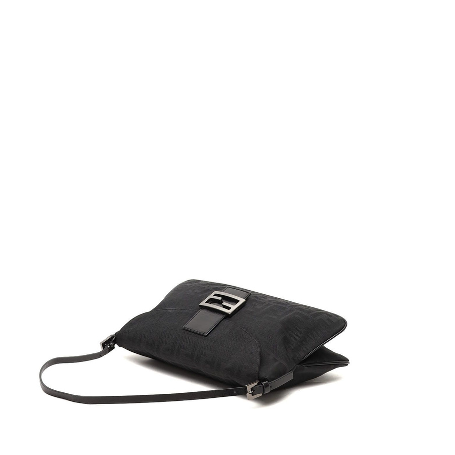 Fendi Zucca Fold Over Baguette Bag