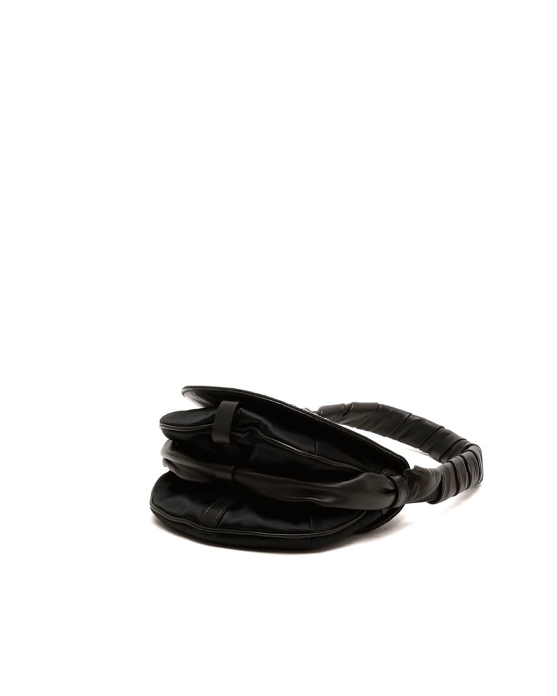 Céline Embellished Half Moon Satin Hobo Bag