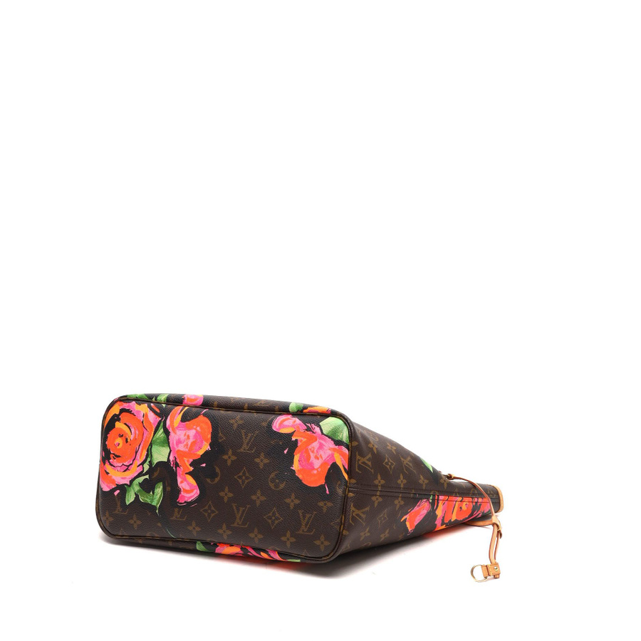 Louis Vuitton Stephen Sprouse Monogram Rose Neverfull MM Tote Bag