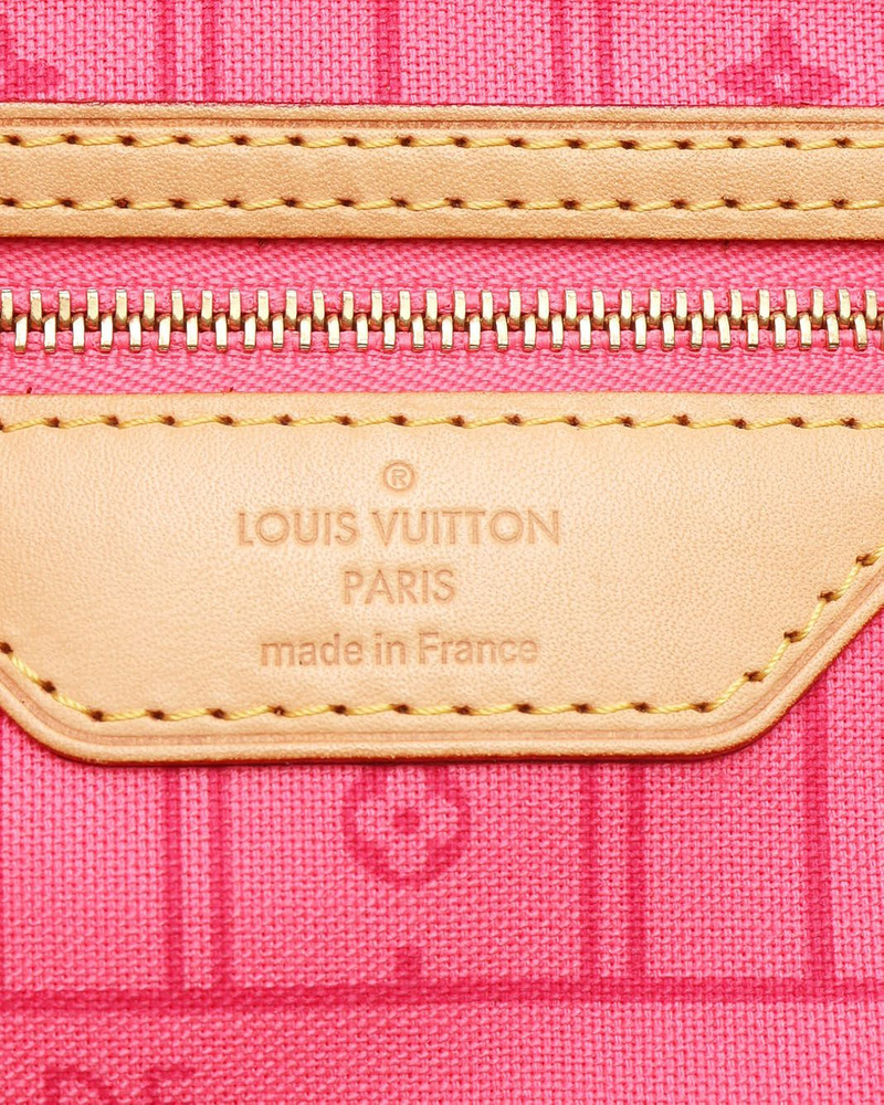 Louis Vuitton Stephen Sprouse Monogram Rose Neverfull MM Tote Bag