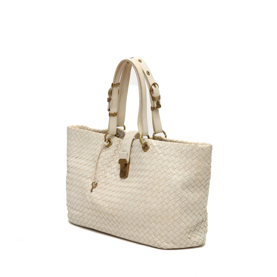 Bottega Veneta Intrecciato Capri Medium Tote Bag