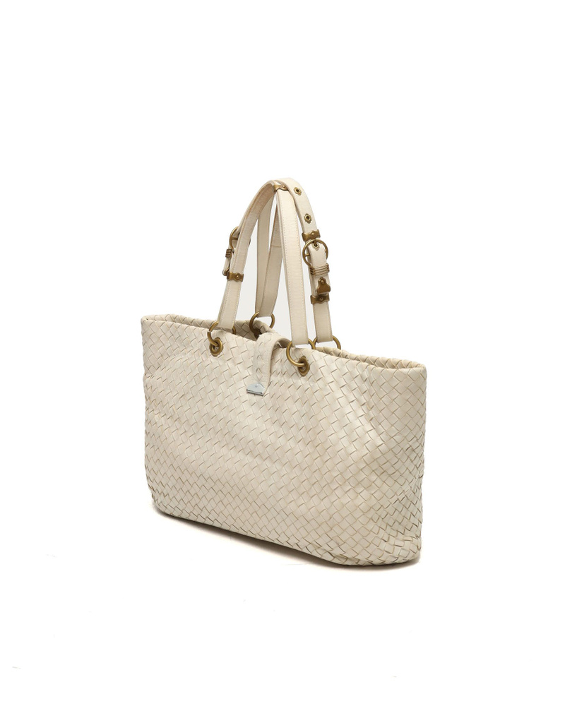 Bottega Veneta Intrecciato Capri Medium Tote Bag