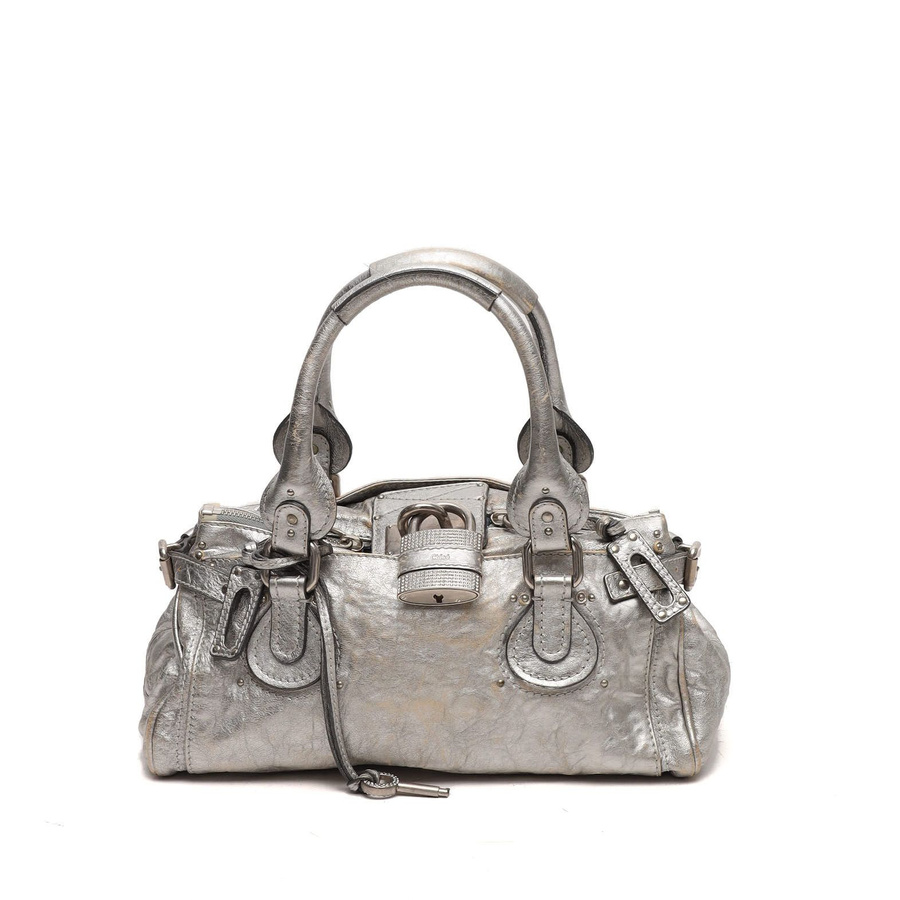 Chloé Medium Metallic Paddington Bag