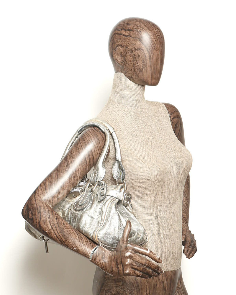 Chloé Medium Metallic Paddington Bag