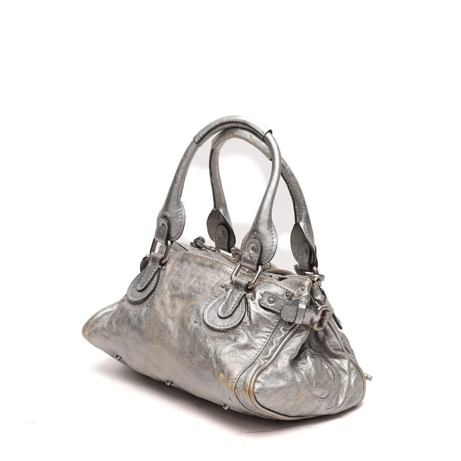Chloé Medium Metallic Paddington Bag