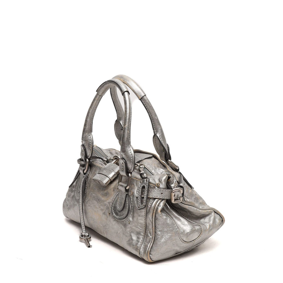 Chloé Medium Metallic Paddington Bag