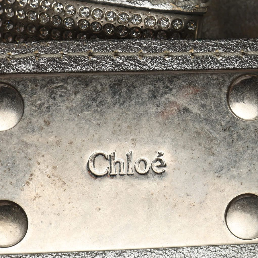 Chloé Medium Metallic Paddington Bag