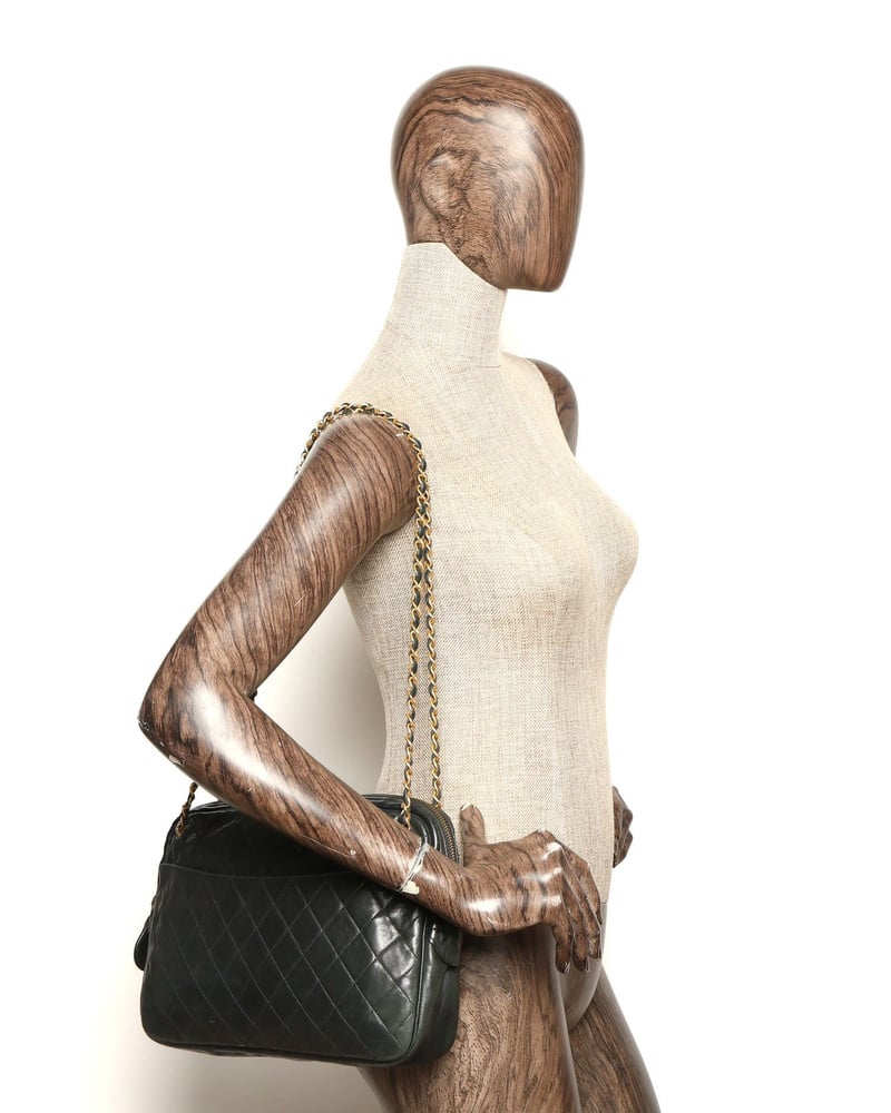 Chanel CC Quilted Messenger Bag