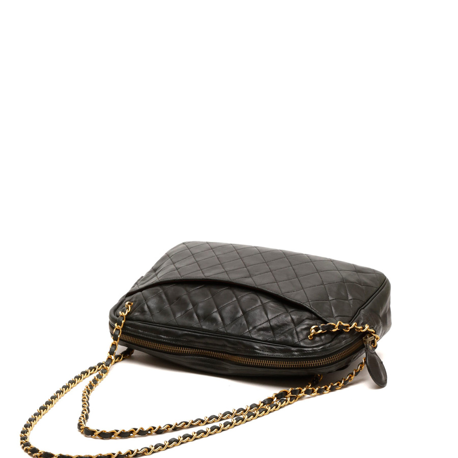 Chanel CC Quilted Messenger Bag