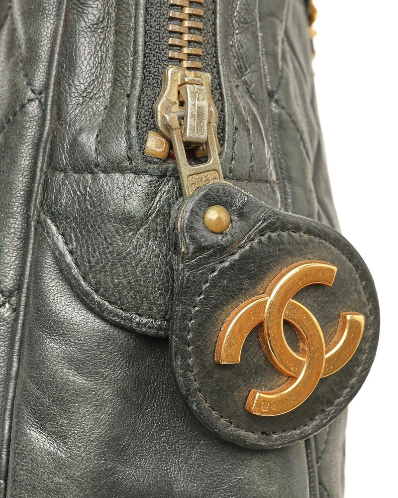 Chanel CC Quilted Messenger Bag
