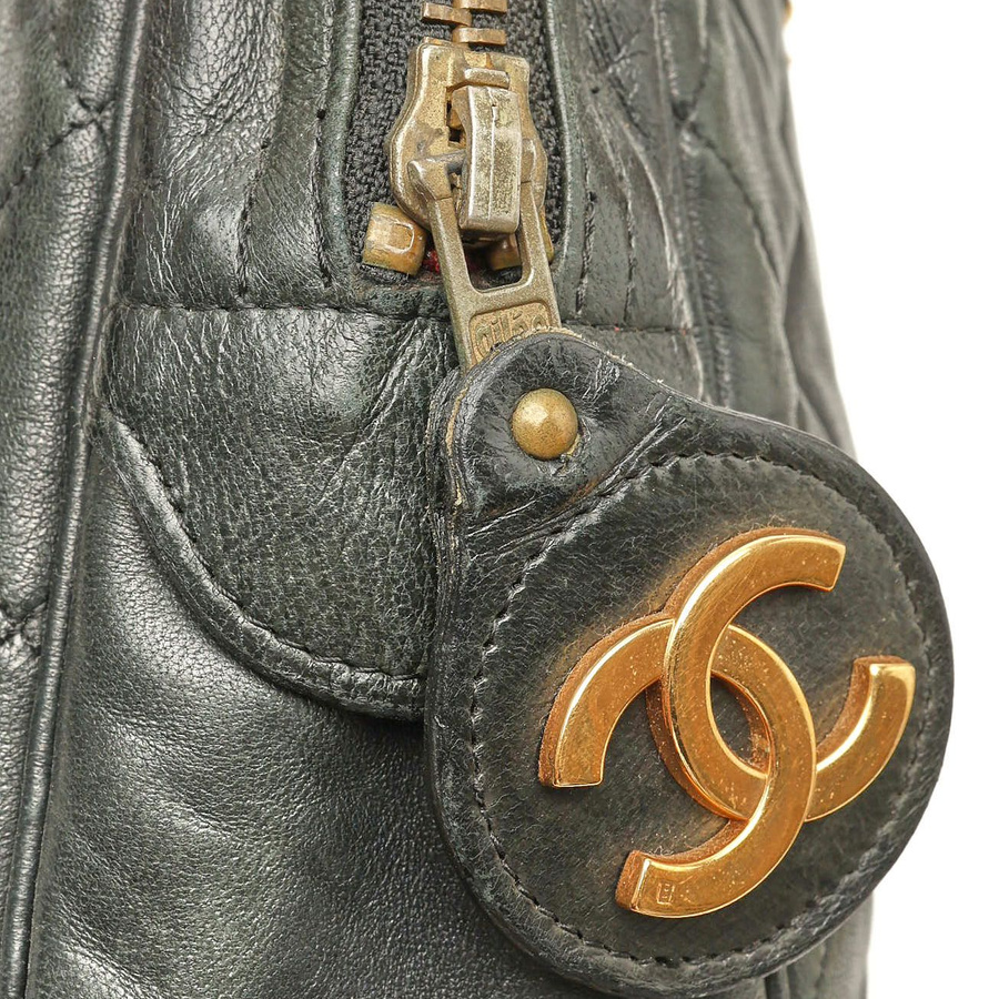 Chanel CC Quilted Messenger Bag
