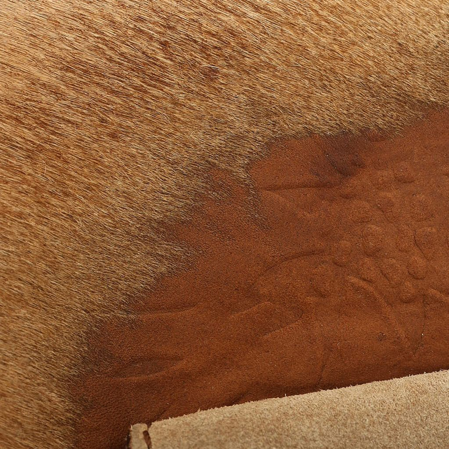 Christian Dior Suede Pony Hair Saddle Bag