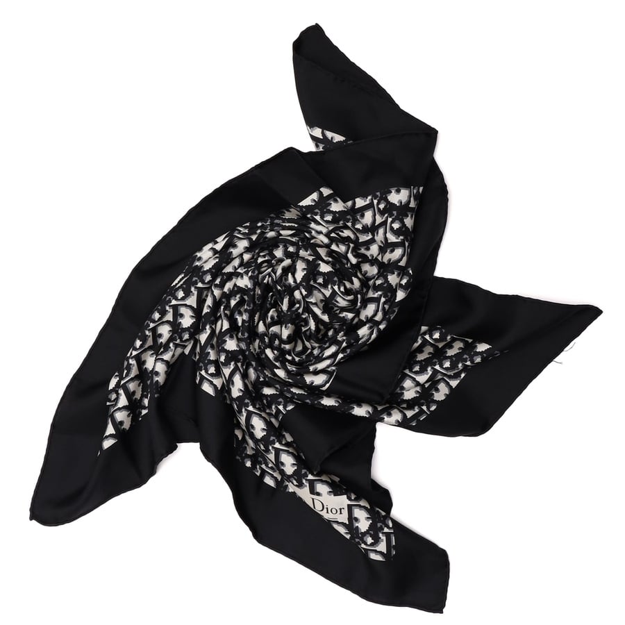 Christian Dior 80 Trotter Silk Scarf
