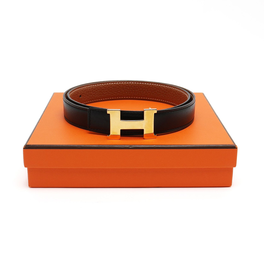 Hermès H Reversible Belt, Size 75