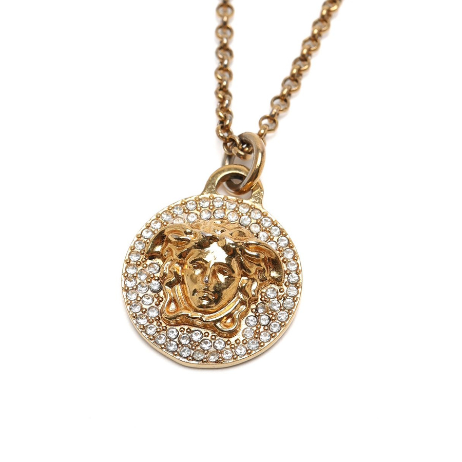 VERSACE Medusa Rhinestone Necklace