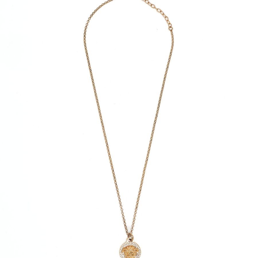 VERSACE Medusa Rhinestone Necklace