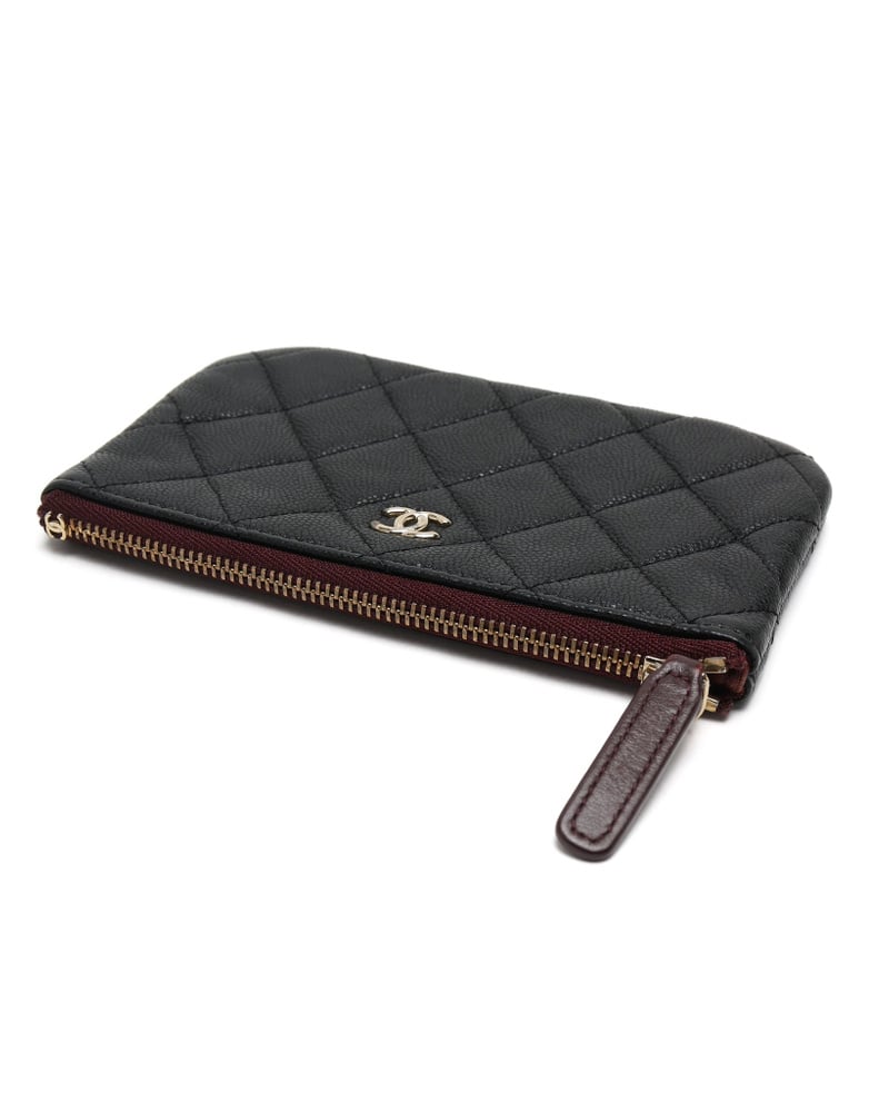 Chanel Coco Mark Caviar Mini Pouch