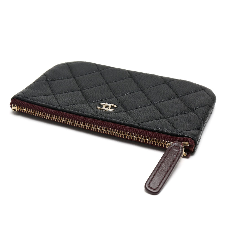 Chanel Coco Mark Caviar Mini Pouch