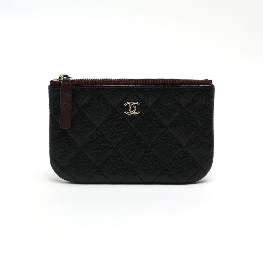 Chanel Coco Mark Caviar Mini Pouch