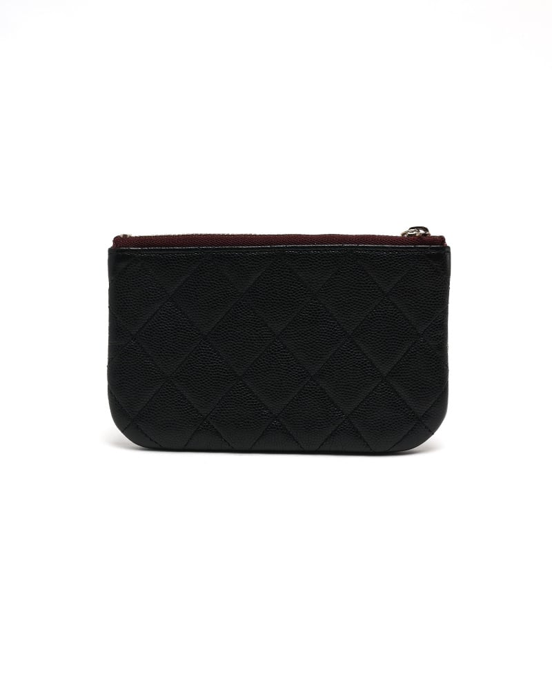 Chanel Coco Mark Caviar Mini Pouch