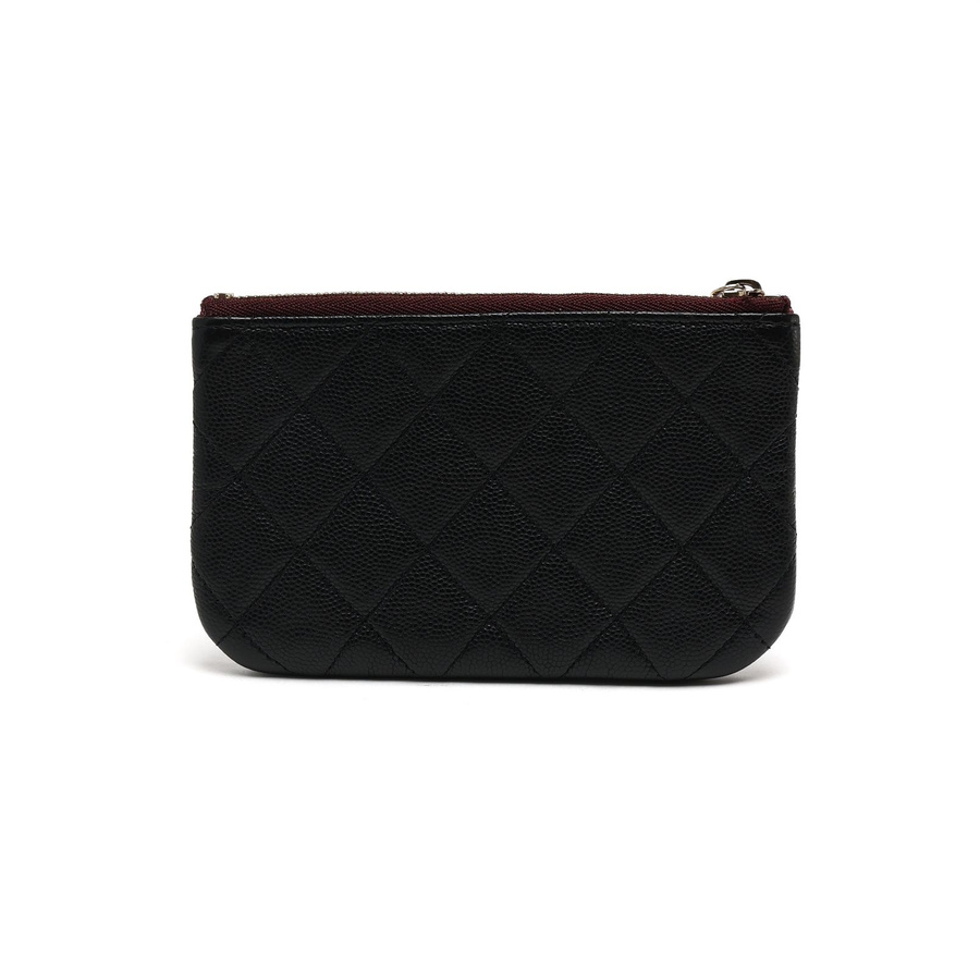 Chanel Coco Mark Caviar Mini Pouch