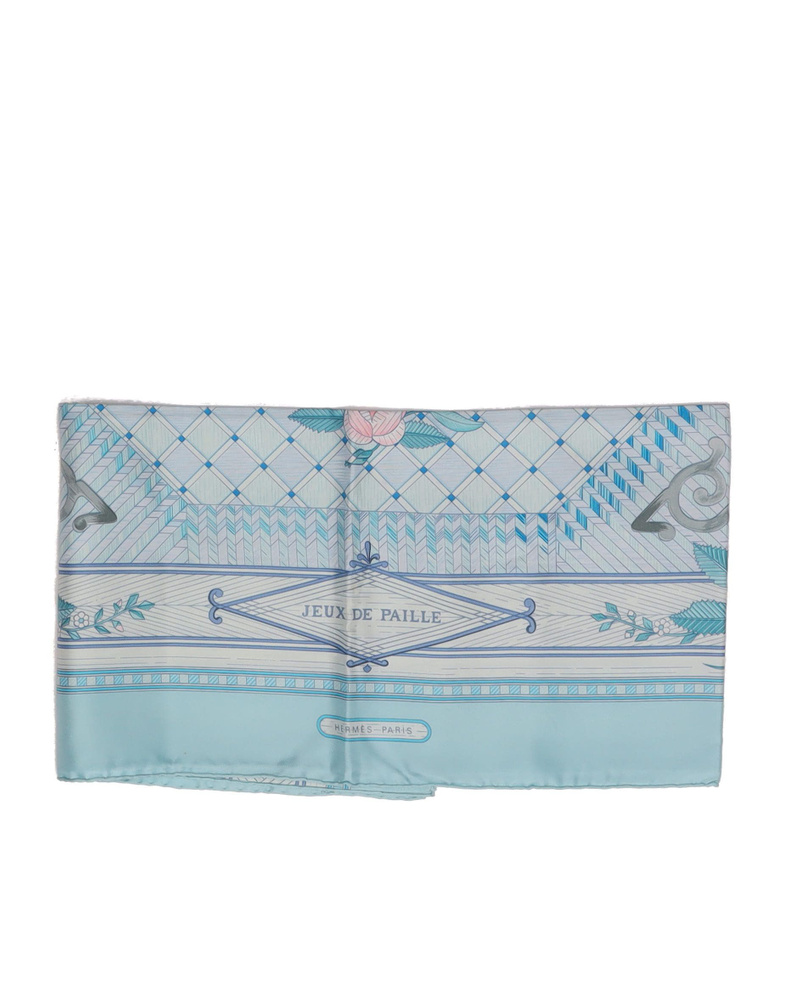 Hermès Carré 90 Joux De Paille Silk Scarf