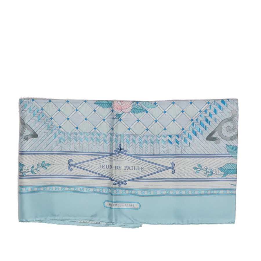 Hermès Carré 90 Joux De Paille Silk Scarf