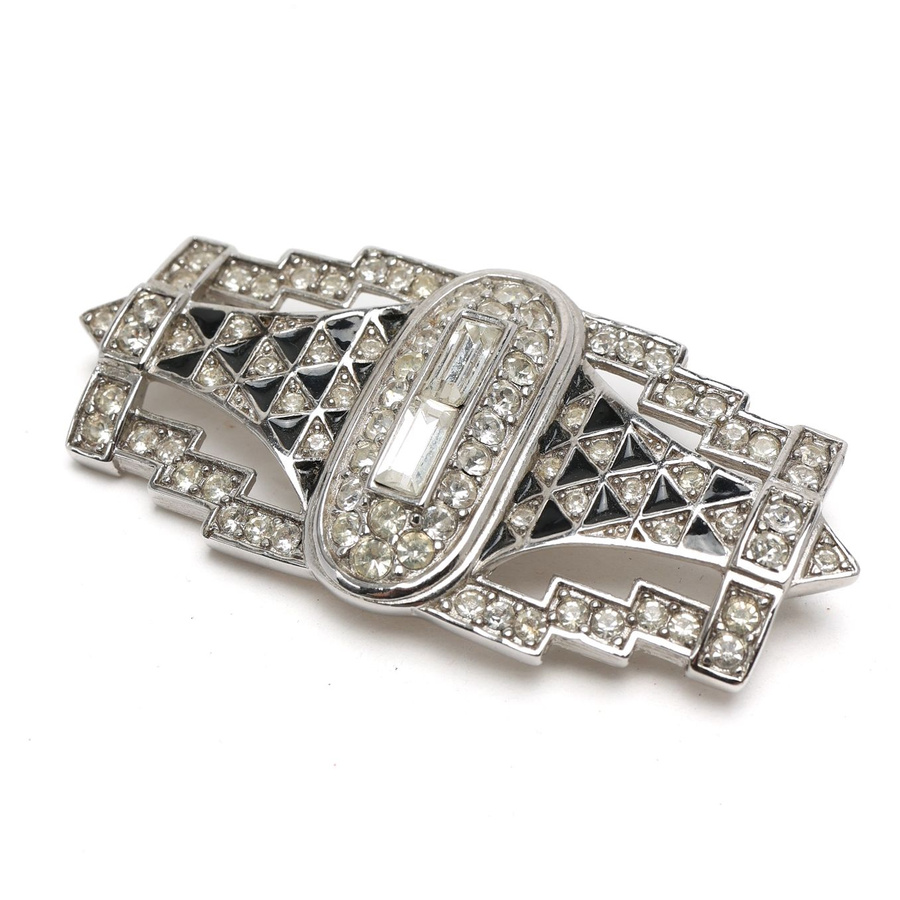 GIVENCHY Rhinestone Brooch