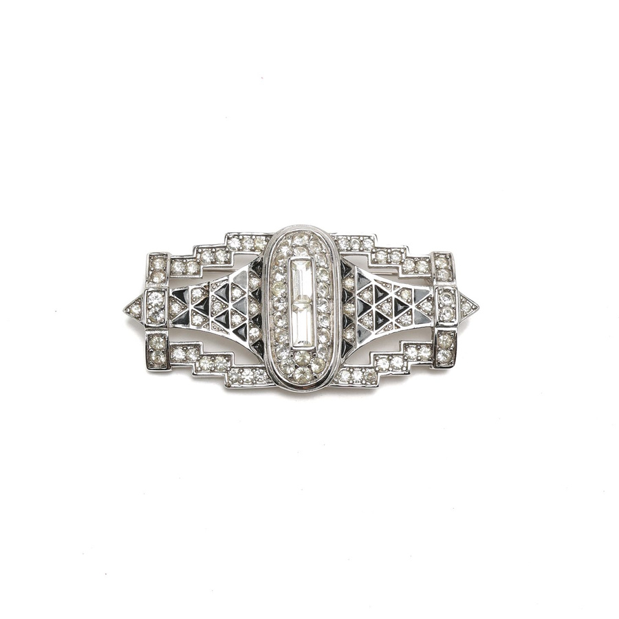 GIVENCHY Rhinestone Brooch