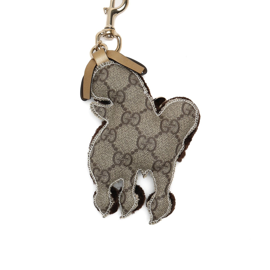 Gucci GG Supreme Lulu French Poodle Bag Charm