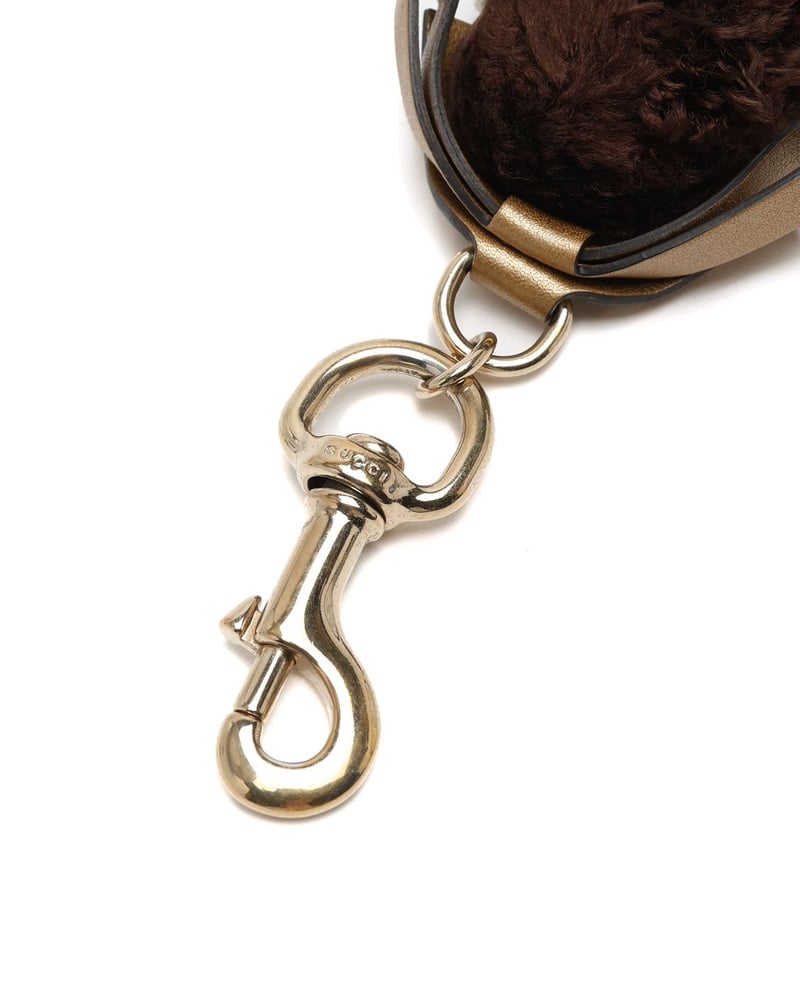 Gucci GG Supreme Lulu French Poodle Bag Charm