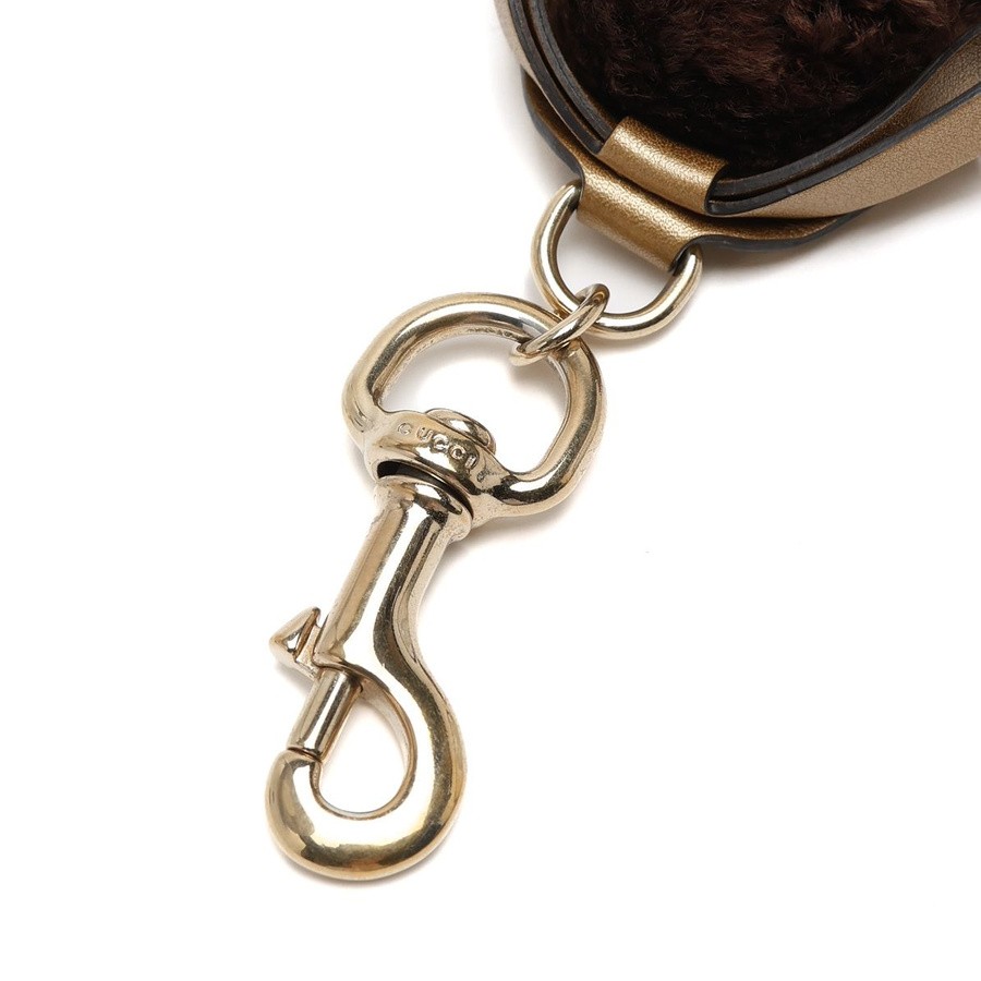 Gucci GG Supreme Lulu French Poodle Bag Charm