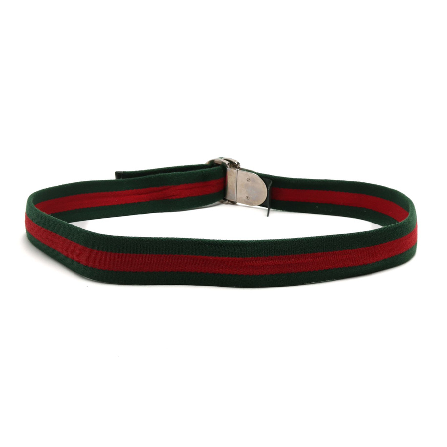 Gucci Web Sherry Line Belt, Size 100