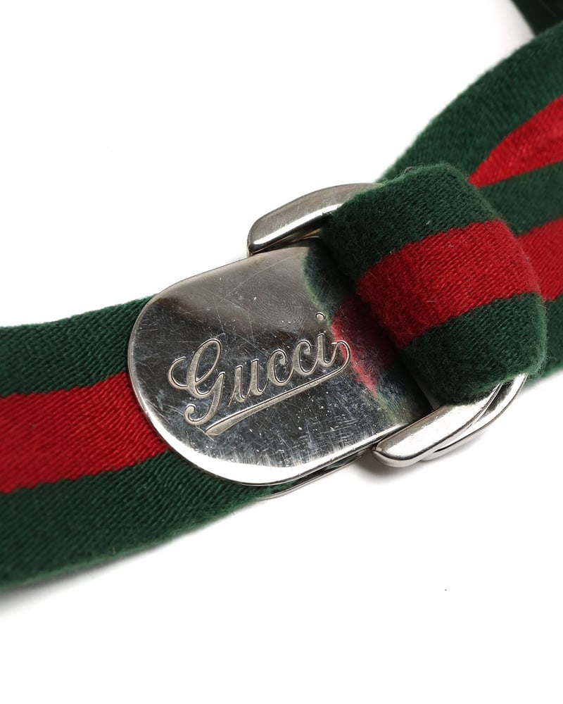 Gucci Web Sherry Line Belt, Size 100