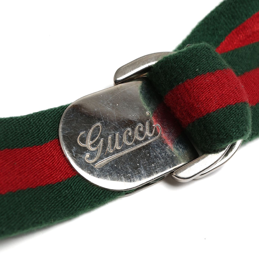Gucci Web Sherry Line Belt, Size 100