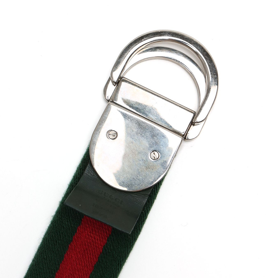 Gucci Web Sherry Line Belt, Size 100