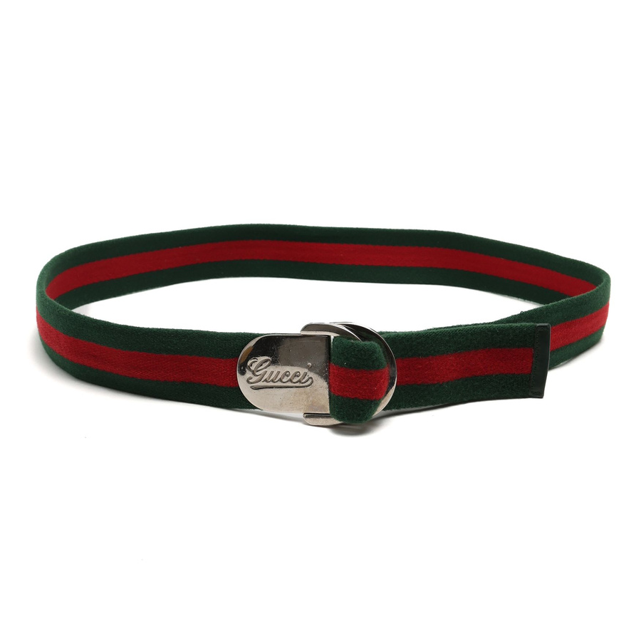Gucci Web Sherry Line Belt, Size 100