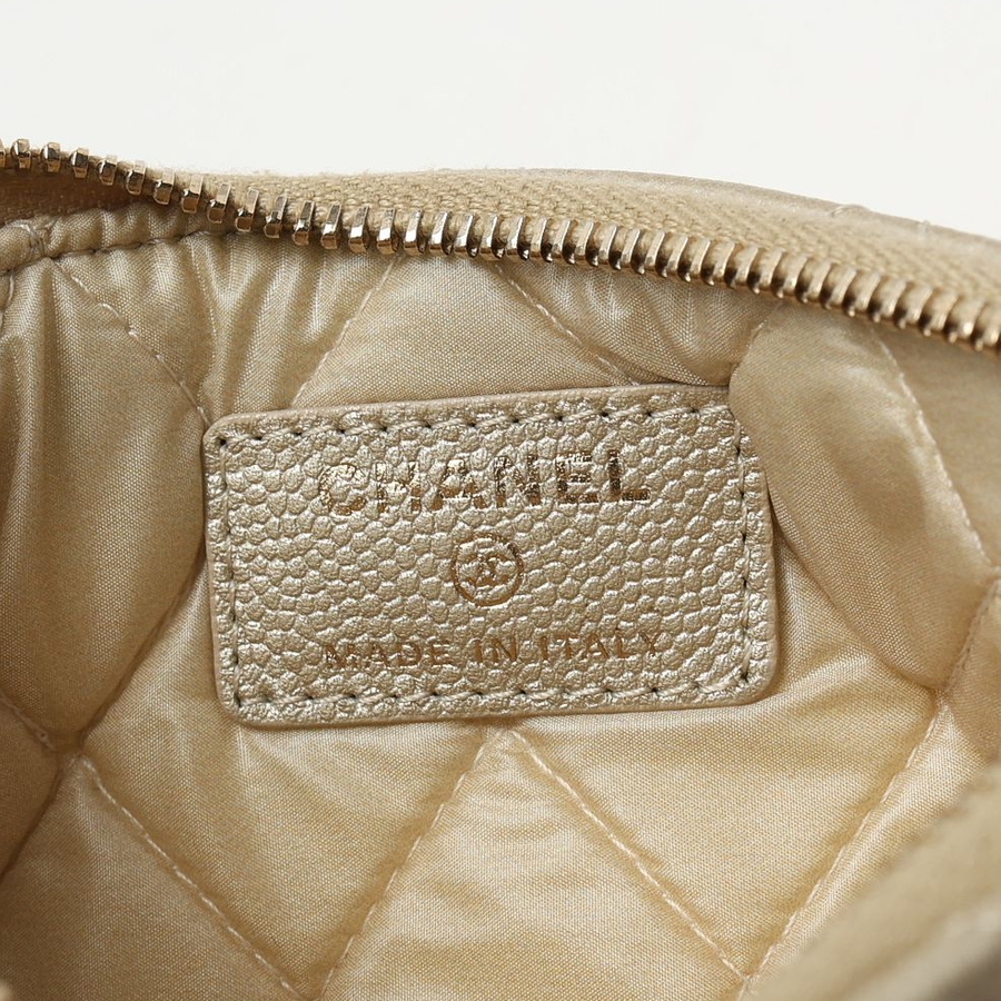 Chanel Coco Mark Caviar Pouch