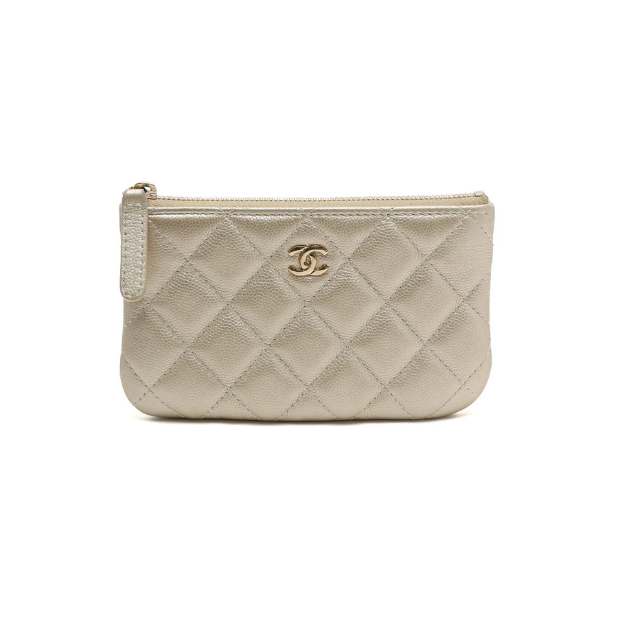 Chanel Coco Mark Caviar Pouch