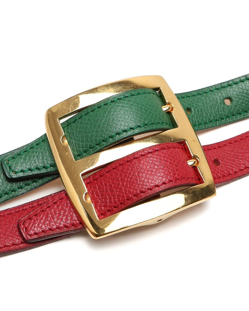 Hermès Double Strap Belt, Size 80