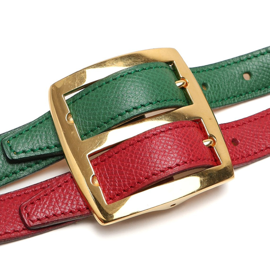 Hermès Double Strap Belt, Size 80