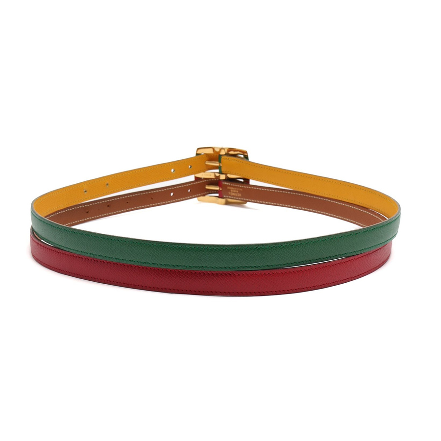 Hermès Double Strap Belt, Size 80