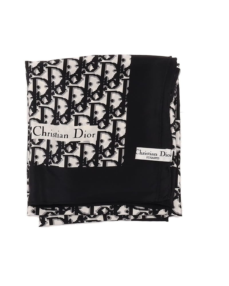 Christian Dior 75 Trotter Silk Scarf