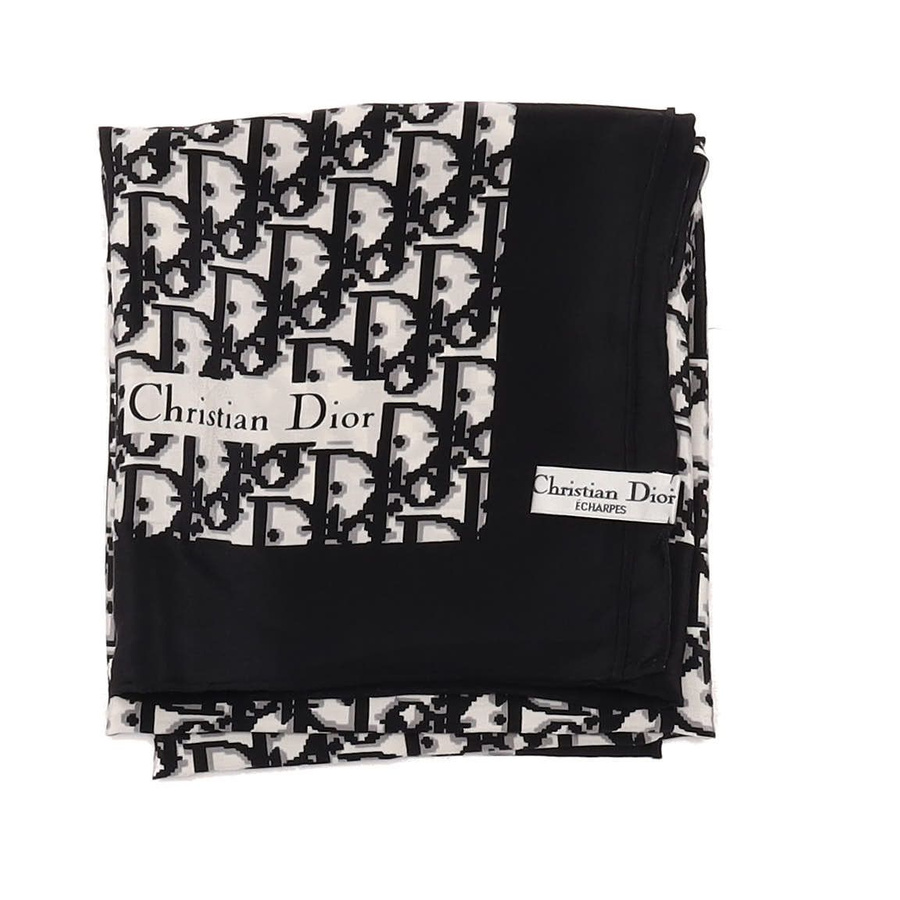 Christian Dior 75 Trotter Silk Scarf