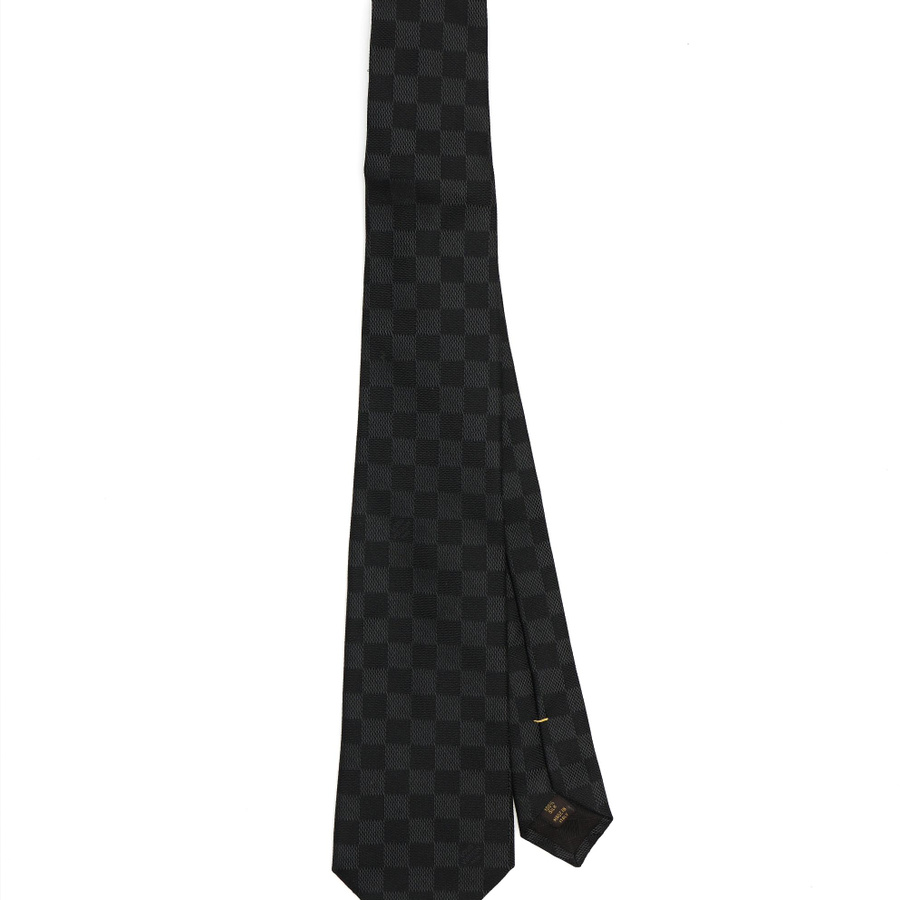 Louis Vuitton Damier Classique Silk Tie