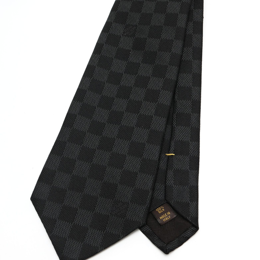 Louis Vuitton Damier Classique Silk Tie