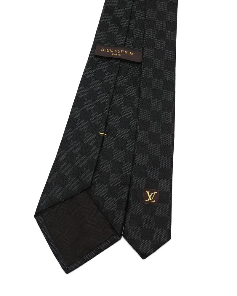 Louis Vuitton Damier Classique Silk Tie