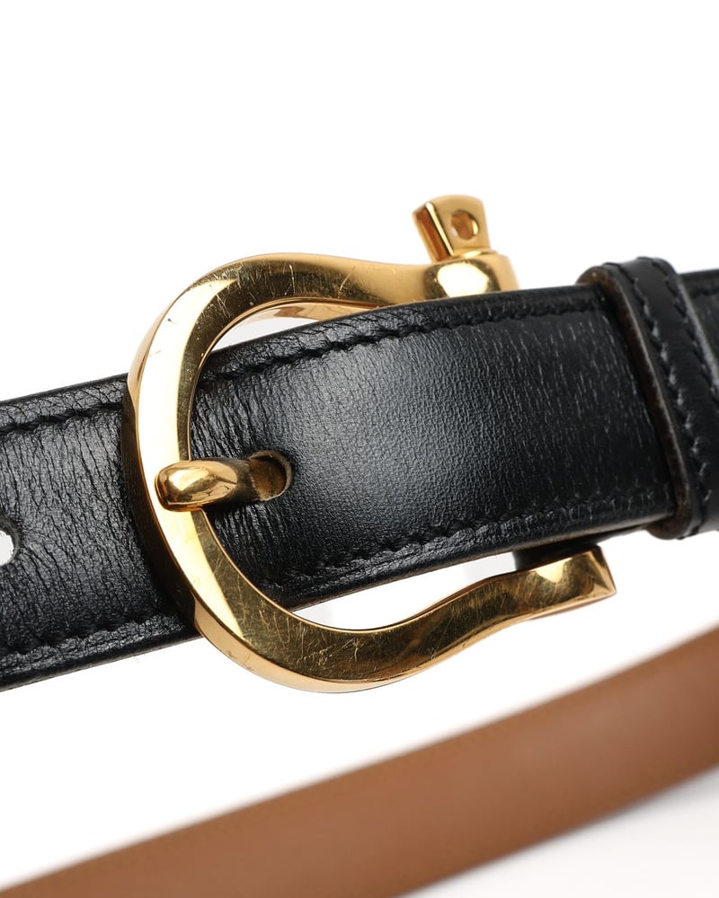 Hermès Horseshoe Belt, Size 75
